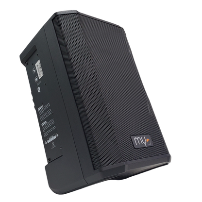Parlante con batería MP3, 80W con micrófono inalámbrico UHF.