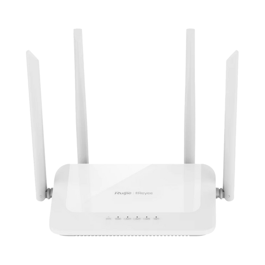 Router inalámbrico Ruijie Wifi Doble Banda / 1 Puerto Wan 10/100 y 3 Puertos Lan / Hasta 1200 Mbps.