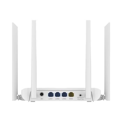 Router inalámbrico Ruijie Wifi Doble Banda / 1 Puerto Wan 10/100 y 3 Puertos Lan / Hasta 1200 Mbps.
