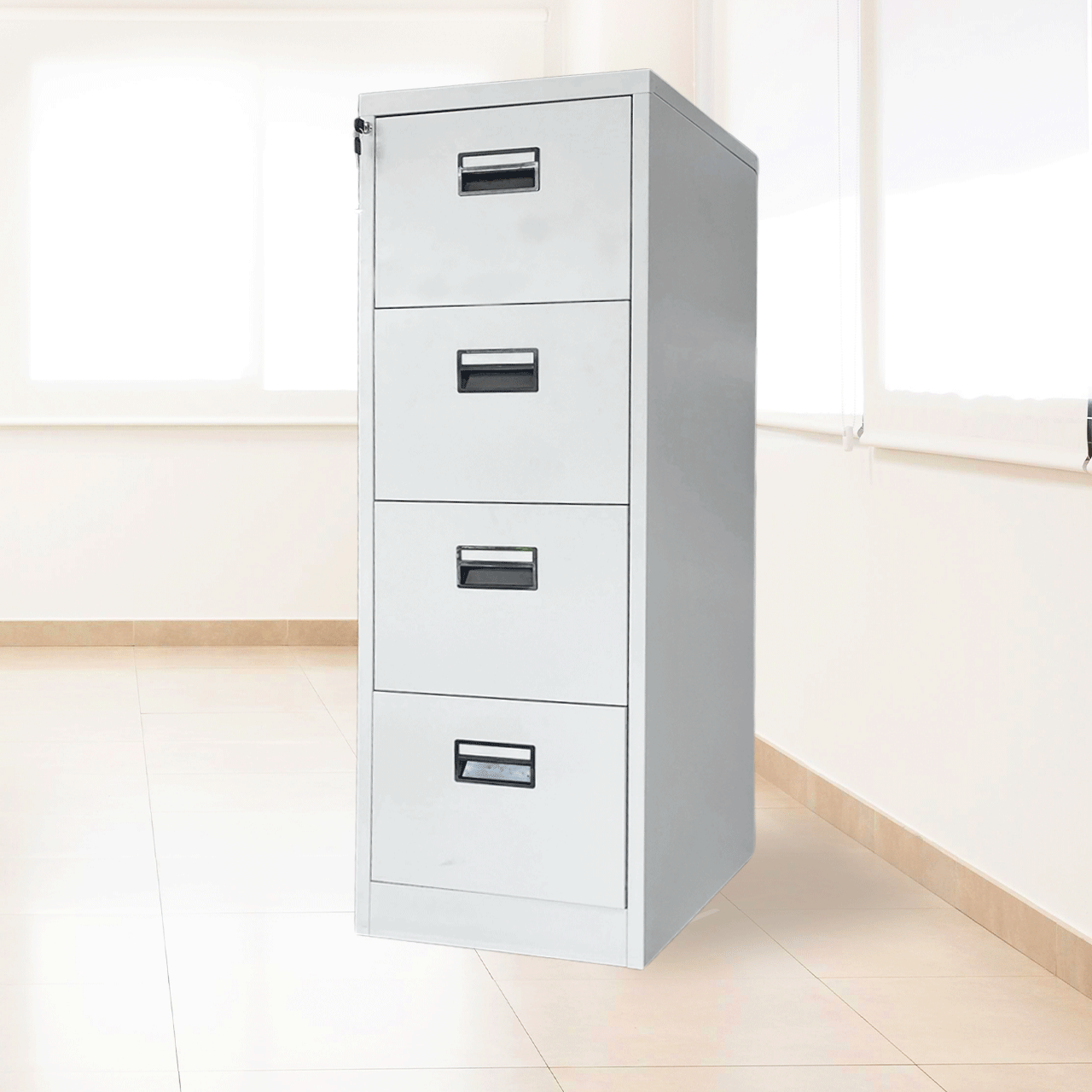 ARCHIVERO DE 4 CABETAS PARA OFICINA 133.5x46x53.5 CM