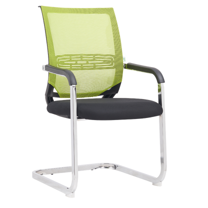 SILLA DE ESPERA Y RECEPCION SIT, COLOR VERDE, RESPALDO DE MALLA, SOPORTE LUMBAR, PESO 220LBS