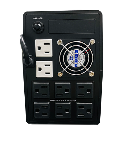 BATERIA UPS SKYLINK DE 1500VA/900W, LÍNEA INTERACTIVA ENTRADA/SALIDA 120 VCA,  REGULADOR DE VOLTAJE