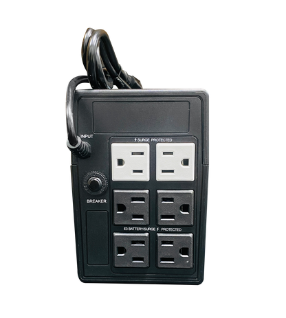 BATERIA UPS SKYLINK DE 800VA/510W, LÍNEA INTERACTIVA ENTRADA Y SALIDA 120 VCA,  REGULADOR DE VOLTAJE