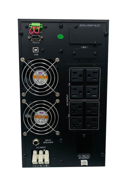 BATERIA UPS SKYLINK ONLINE DE 3000VA/2700W, LÍNEA INTERACTIVA ENTRADA/SALIDA 120 VCA