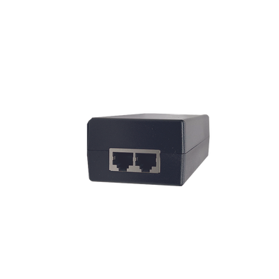 Inyector POE 30W / PoE 802.3 af/at / 48V / Conexión Plug and Play / Alcance de hasta 100 Mts.