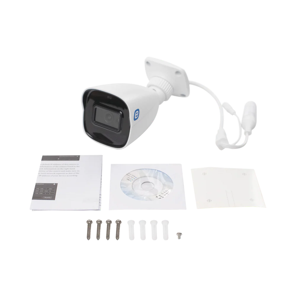 Cámara Bala IP 4MP EPCOM GEN3, 30M IR, IP67, Lente 2.8 MM, Metálica, NDAA Certificado