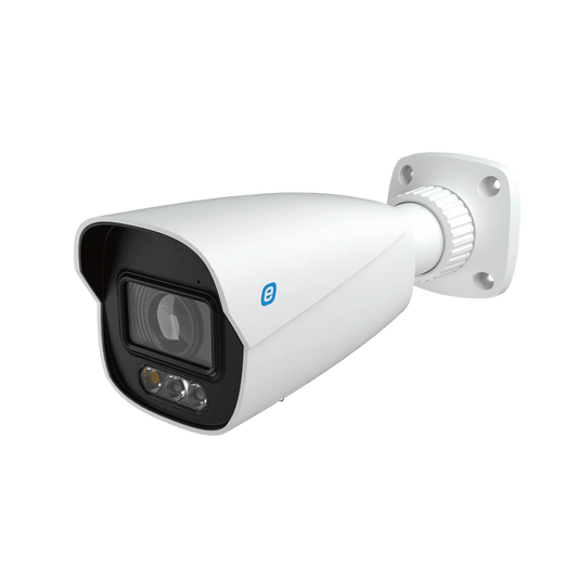 Cámara Bala IP 4MP Motorizada EPCOM GEN3, POE, Color 24/7, 30MTS, IP67, Mic Integrado, Metal, NDAA