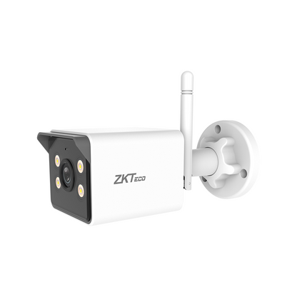 Cámara Wifi Zkteco IP 3MP / IR10-15 Mts / Detección Humana / Compatible Con Alexa
