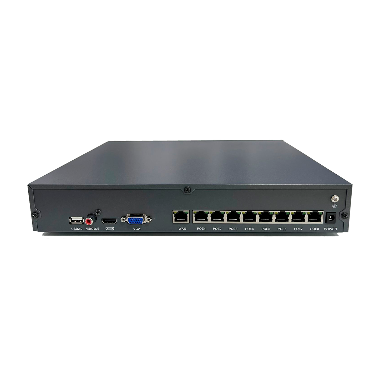 NVR de 8 Canales ZkTeco POE / 5MP / H.265+ 1 HDMI /1 VGA / 1 SATA 8TB / P2P.