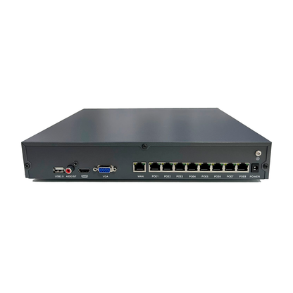 NVR de 8 Canales ZkTeco POE / 5MP / H.265+ 1 HDMI /1 VGA / 1 SATA 8TB / P2P.