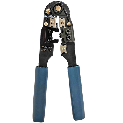 CRIMPADORA, TENAZA DE RED LINKKBASIC RJ45, CABLE 110 PINZAS, AGARRE ERGONOMICO