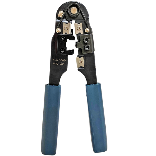 CRIMPADORA, TENAZA DE RED LINKKBASIC RJ45, CABLE 110 PINZAS, AGARRE ERGONOMICO