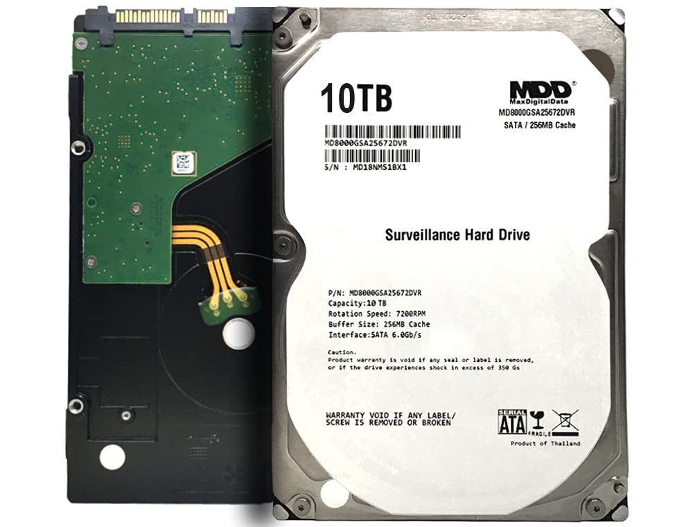 Disco Duro Sata de 10TB 7200RMP Max Digital.