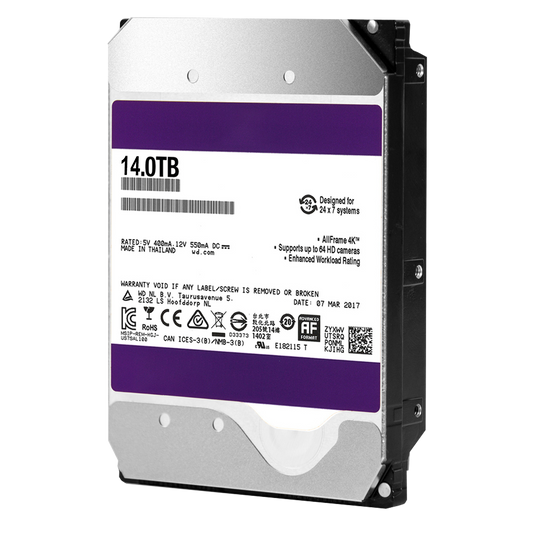 Disco Duro Sata Wester Digital de 14TB.