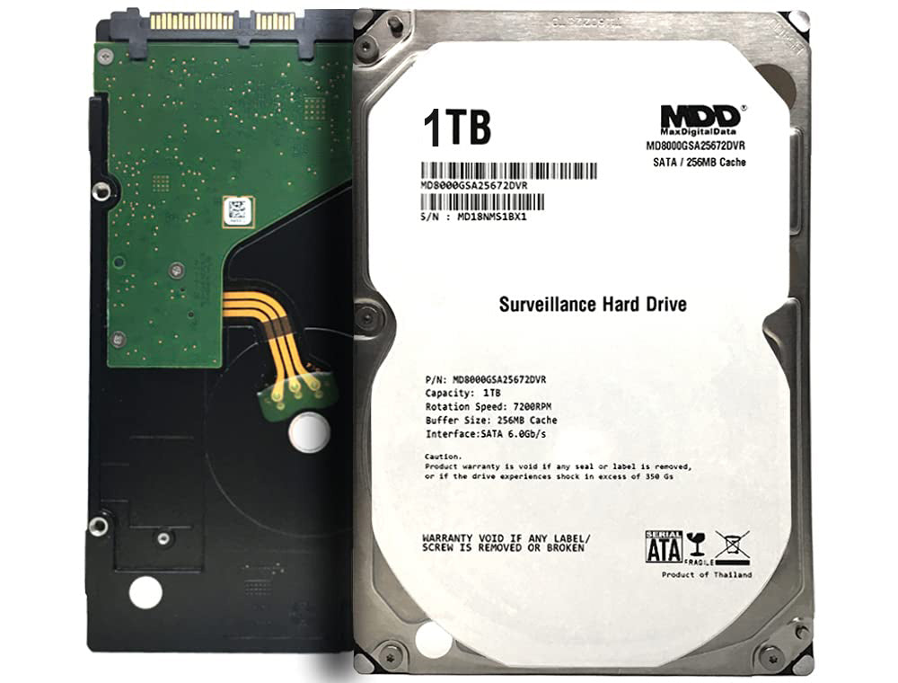 Disco Duro Sata de 1TB 7200RMP Max Digital.