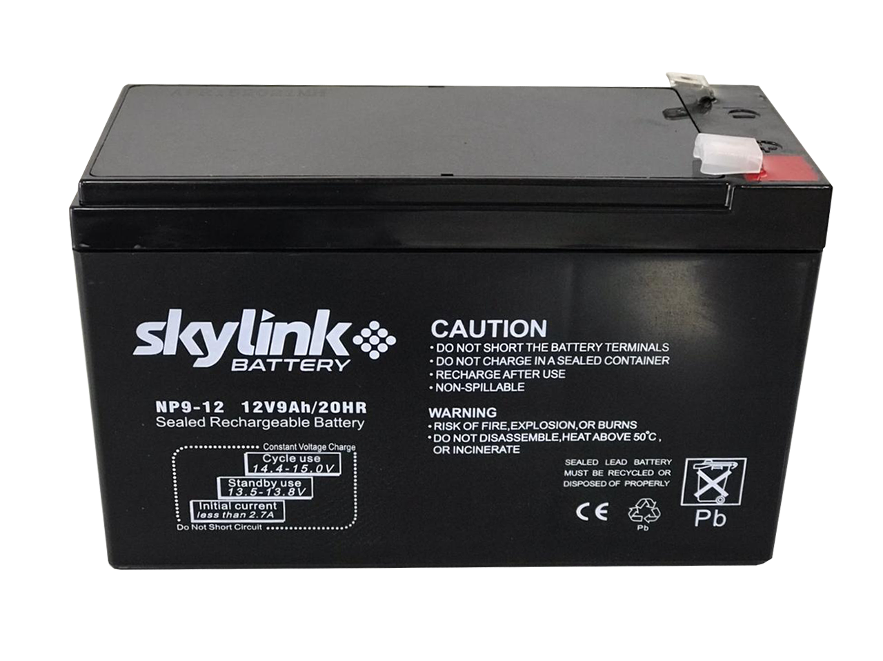 Batería Skylink / 12VCD / 9 AMP.