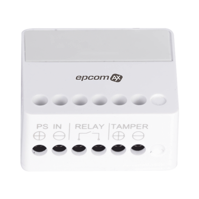 Relevador Inalámbrico Epcom AX / 1 Entrada de Alarma / 0 a 36 VCD.