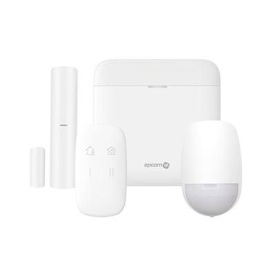 KIT de Alarma / Incluye: 1 Panel de 48 zonas / 1 Sensor PIR / 1 Contacto Magnético / 1 Control Remoto / WiFi