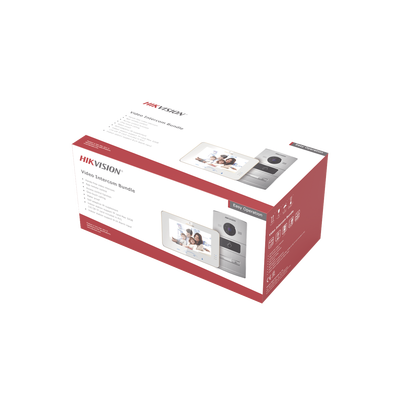 Kit de videoportero IP Hikvision / Monitor TouchScreen / Incluye Memoria SD 16GB.