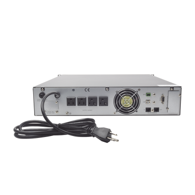 UPS de 1000VA/900W / Topología On-Line / 120 VCA / NEMA 5-15P / Pantalla LCD.