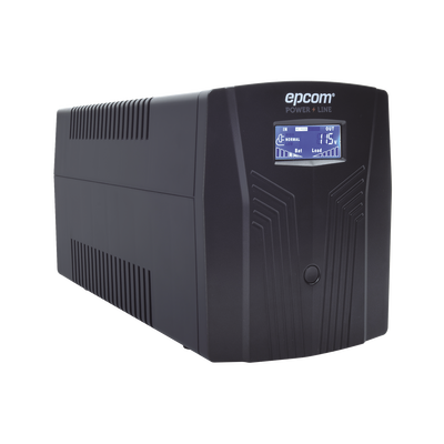 UPS Epcom Epcom 1200VA/720W / Entrada y Salida 120 VCA.