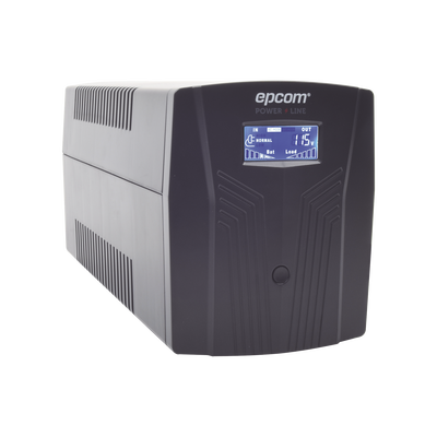 UPS Epcom 1500VA/900W / LCD / Entrada y Salida 120 VCA.