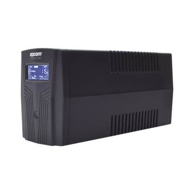 UPS Epcom 850VA/510W / Entrada y Salida 120 VCA. Pantalla LCD.