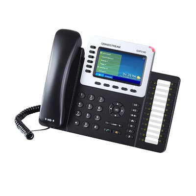 Telefono IP Empresarial Grandstream de 6 Líneas con Pantalla a Color y Audio HD, POE.