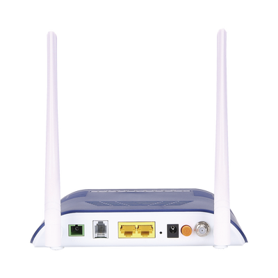 Router Vsol Onu Dual G/EPON con Wi-Fi en 2.4 GHz / CATV / 300 Mbps vía Wi-Fi.