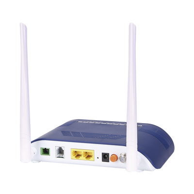 Router Vsol Onu Dual G/EPON con Wi-Fi en 2.4 GHz / CATV / 300 Mbps vía Wi-Fi.