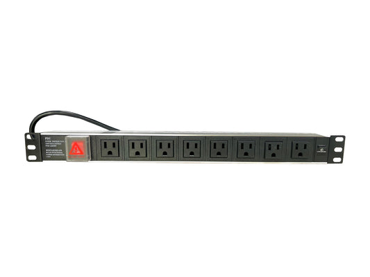 PDU Linkbasic de 8 Tomas / Horizontal / 1U / 2Mts.