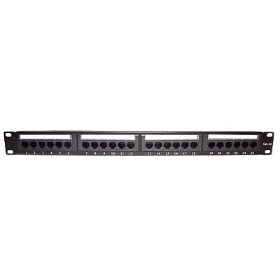 Patch Panel UTP Cat5E LinkedPro 24 Puertos / Con Organizador.