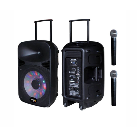 Parlante MYO / Dos Vías / 15 Woofer / Bluetooth / 120W / Micrófono / Con Batería