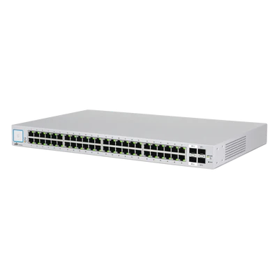 Switch Unifi Administrable de 48 puertos 10/100/1000, 2 SFP y 2 SFP+, Sin POE.