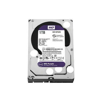 Disco Duro WD de 1TB Purple / Para Videovigilancia / 3 años de Garantía