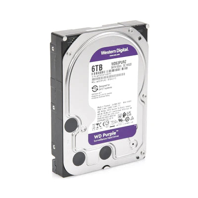 Disco Duro WD de 6TB Purple / Para Videovigilancia / 3 años de Garantía