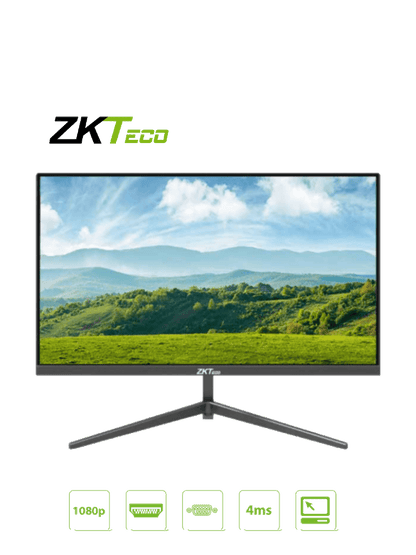 Monitor ZkTeco Full HD de 24 Pulgadas / Resolución 1920 x 1080 / Incluye Cable HDMI