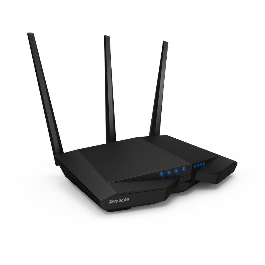 Router Tenda de 3 Antenas Gigabit / Doble Banda / 1900 Mbps.