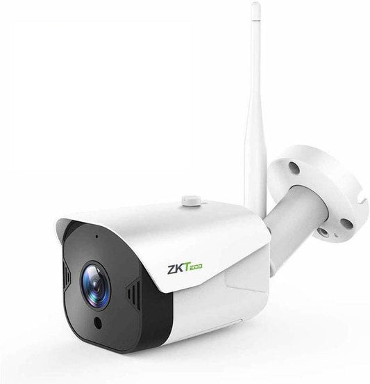 Cámara IP Wifi ZkTeco 2MP Tipo Bala / Exterior / Micrófono Integrado / Detección de Movimiento.