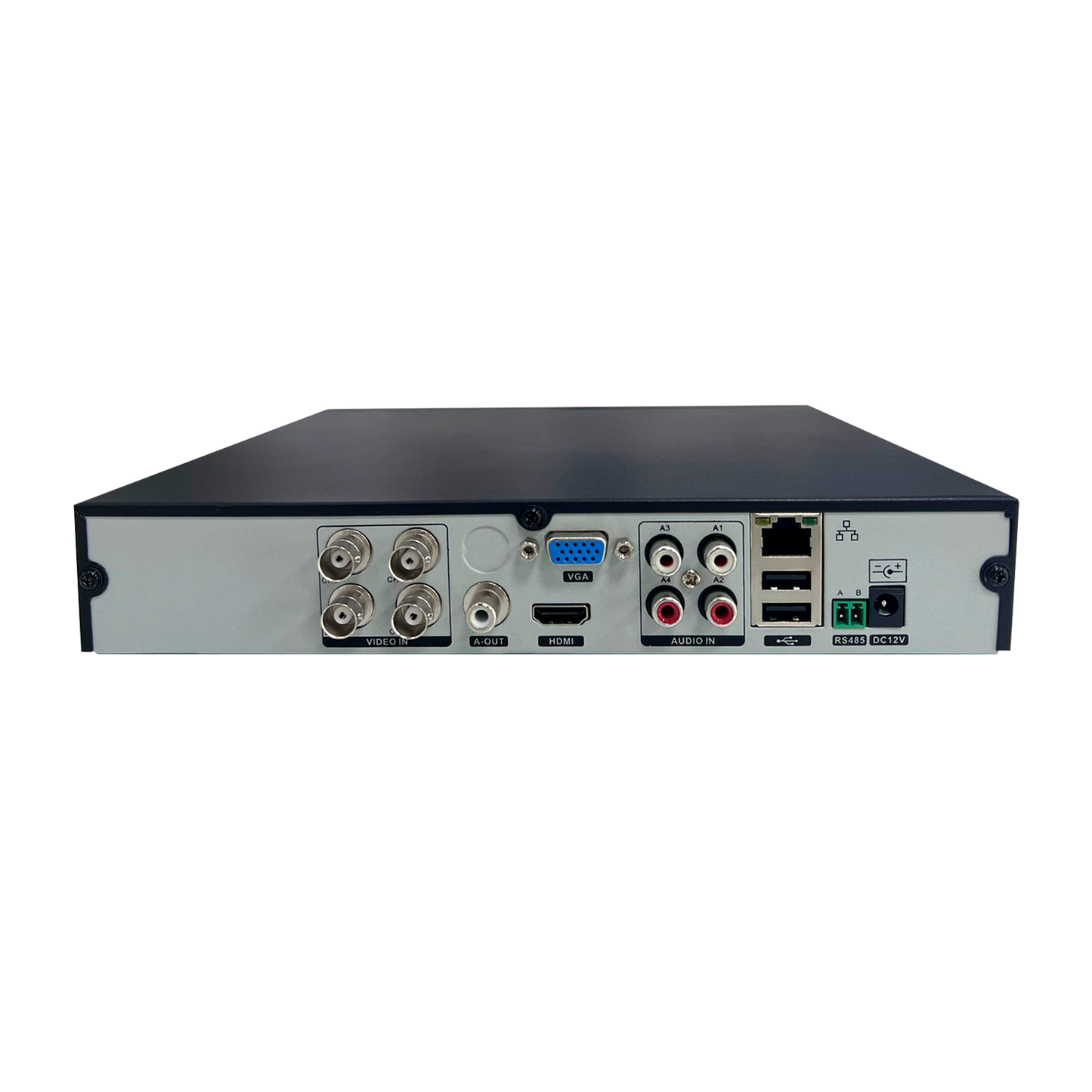 DVR ZkTeco de 4 Canales + 2 Canales IP / TVI / CVI / CVBS. Hasta 8TB.