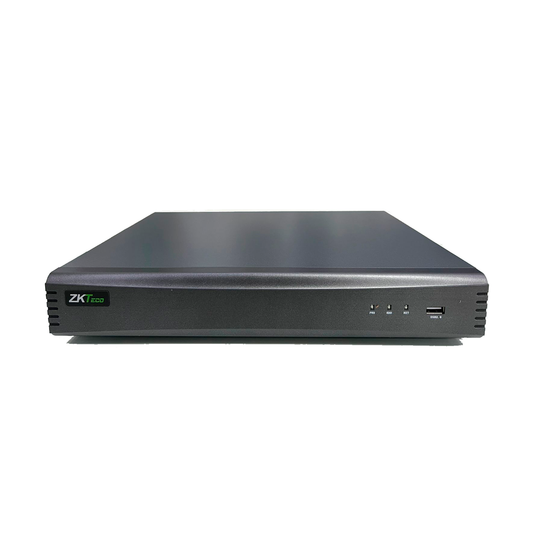 NVR de 8 Canales ZkTeco POE / 5MP / H.265+ 1 HDMI /1 VGA / 1 SATA 8TB / P2P.