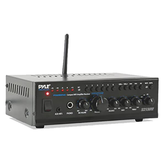 Amplificador Pyle Wifi y Bluetooth / Sistema de Audio Inalámbrico 2 X 120Watts