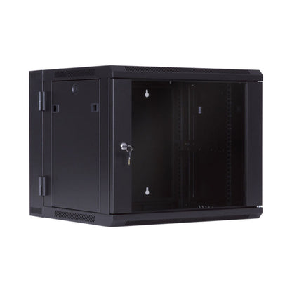 Gabinete de Pared 9U / Puerta de Vidrio.